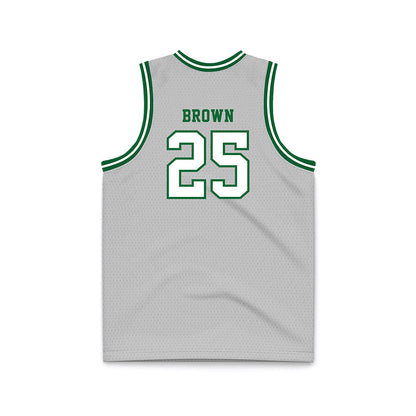 ENMU - NCAA Women's Basketball : Mekhila Brown - Grey Basketball Jersey-1
