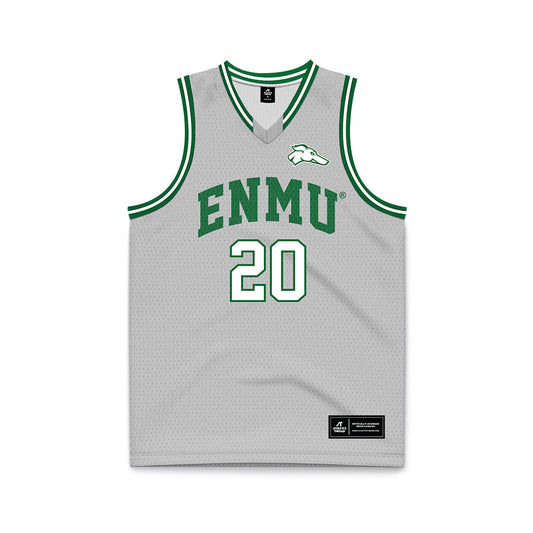 ENMU - NCAA Women's Basketball : Chloe Dallas - Grey Basketball Jersey-0