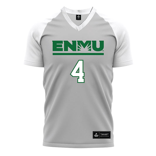 ENMU - NCAA Women's Soccer : Megan Mukiibi - White Soccer Jersey-0