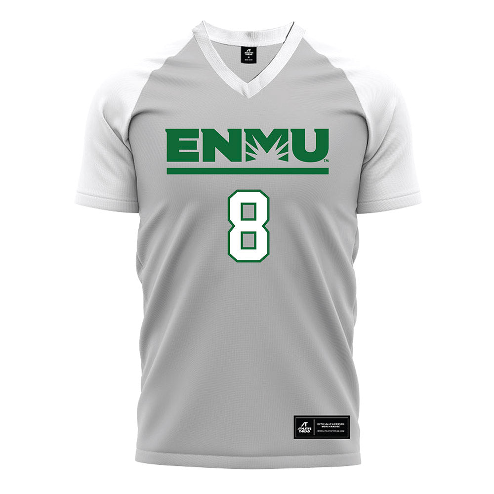 ENMU - NCAA Women's Soccer : Mariana Gonzalez - White Soccer Jersey-0