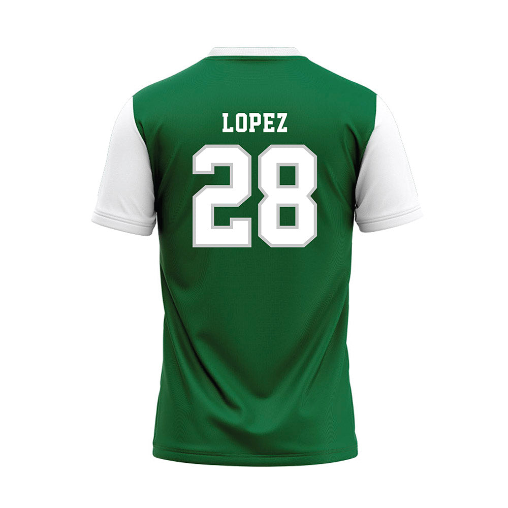 ENMU - NCAA Softball : Giazza Lopez - Green Baseball Jersey-1