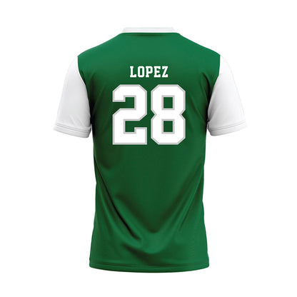 ENMU - NCAA Softball : Giazza Lopez - Green Baseball Jersey-1