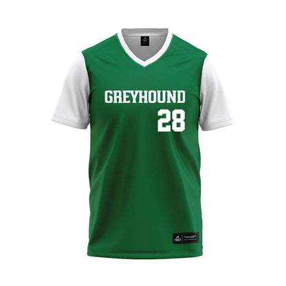 ENMU - NCAA Softball : Giazza Lopez - Green Baseball Jersey-0