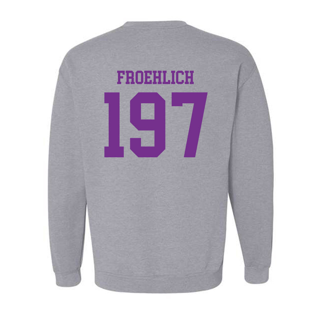 Mount Union - NCAA Wrestling : Landon Froehlich - Classic Shersey Crewneck Sweatshirt-1
