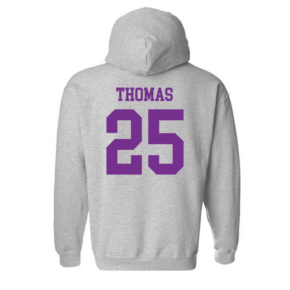 Mount Union - NCAA Football : Shaun Thomas - Classic Shersey Hooded Sweatshirt-1