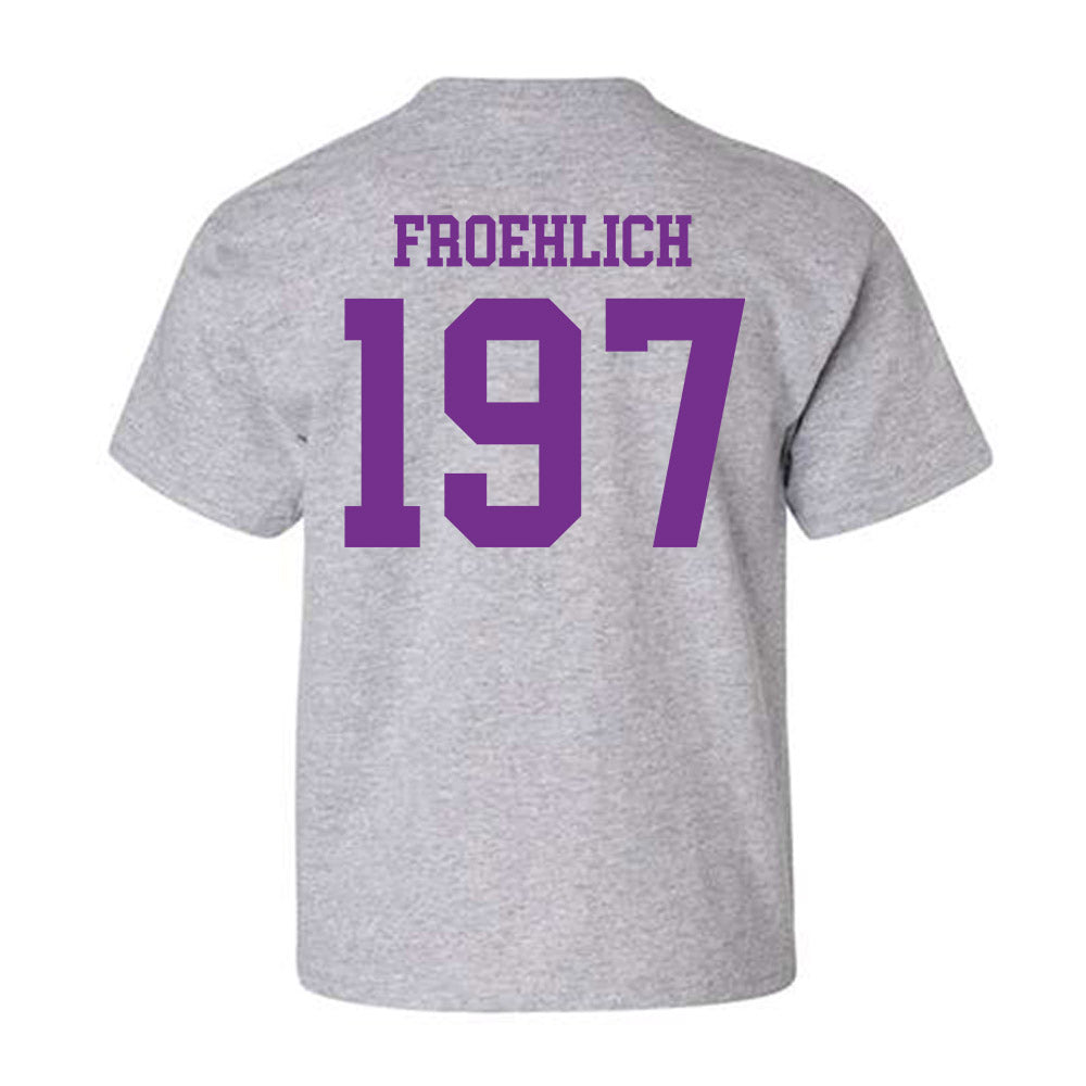 Mount Union - NCAA Wrestling : Landon Froehlich - Classic Shersey Youth T-Shirt-1