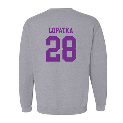 Mount Union - NCAA Men's Lacrosse : Nikolai Lopatka - Classic Shersey Crewneck Sweatshirt-1
