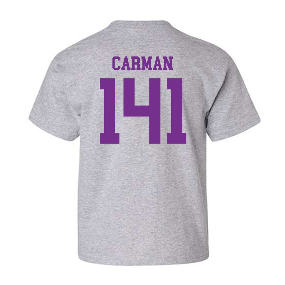 Mount Union - NCAA Wrestling : Joshua Carman - Classic Shersey Youth T-Shirt-1