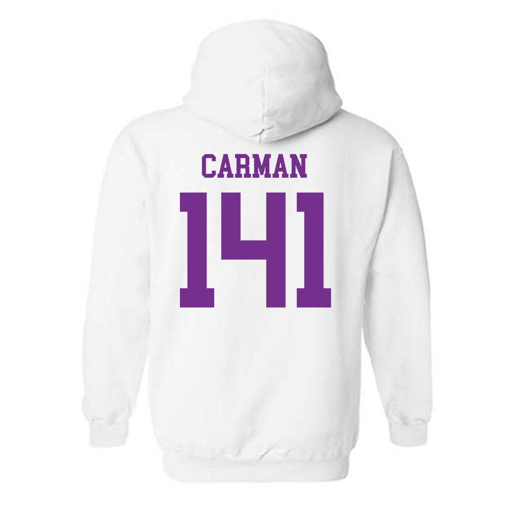 Mount Union - NCAA Wrestling : Joshua Carman - Classic Shersey Hooded Sweatshirt-1
