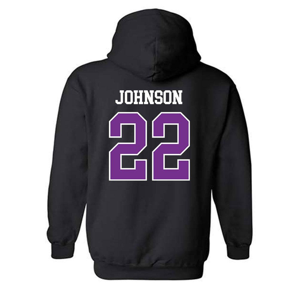 Mount Union - NCAA Men's Basketball : Braylon Johnson - Classic Shersey Hooded Sweatshirt-1