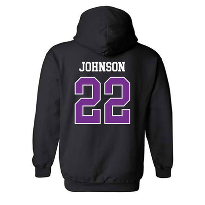 Mount Union - NCAA Men's Basketball : Braylon Johnson - Classic Shersey Hooded Sweatshirt-1