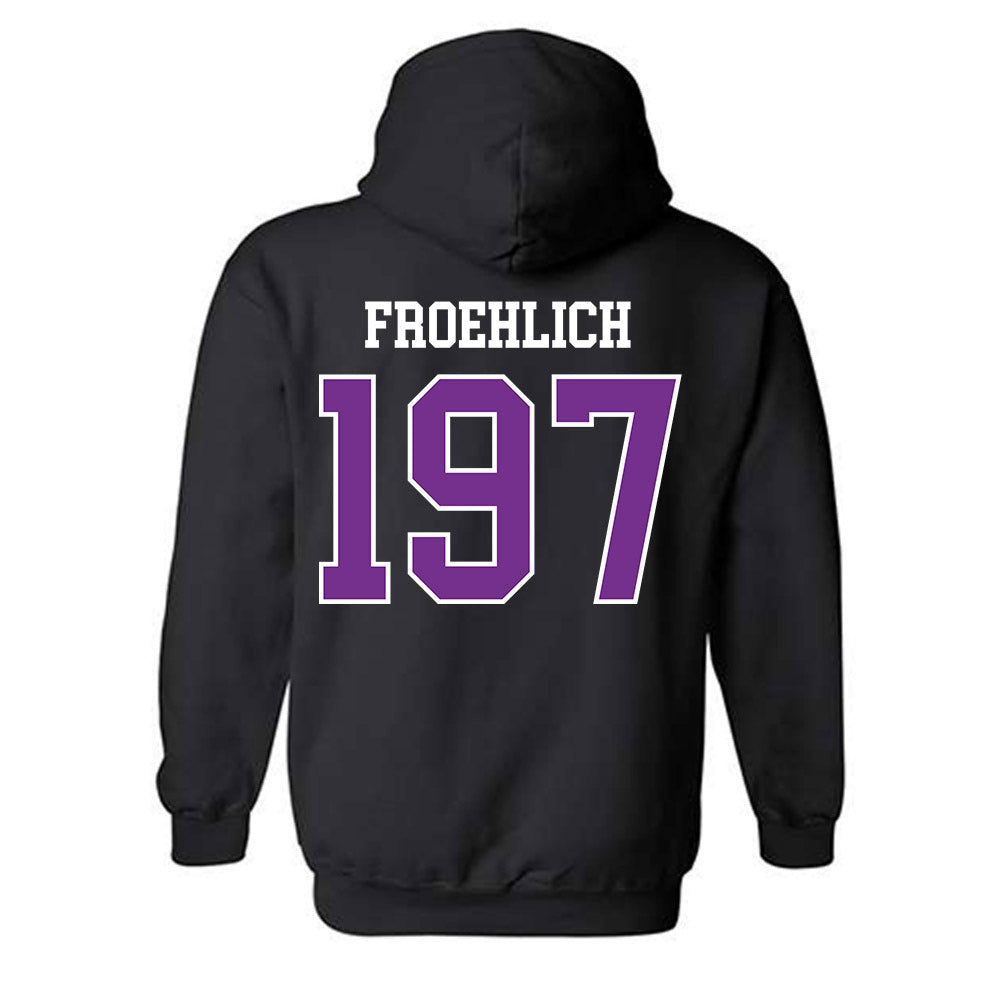 Mount Union - NCAA Wrestling : Landon Froehlich - Classic Shersey Hooded Sweatshirt-1