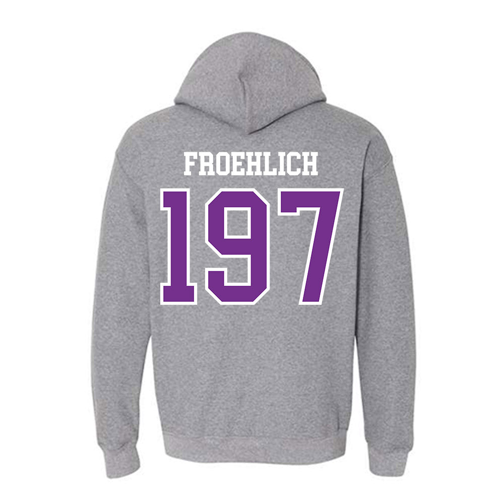 Mount Union - NCAA Wrestling : Landon Froehlich - Classic Shersey Hooded Sweatshirt-1