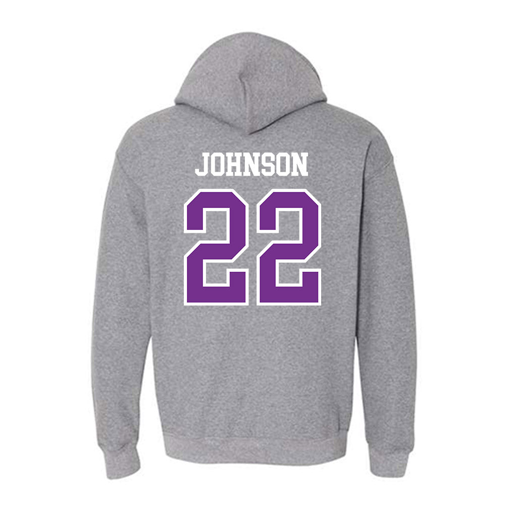 Mount Union - NCAA Men's Basketball : Braylon Johnson - Classic Shersey Hooded Sweatshirt-1