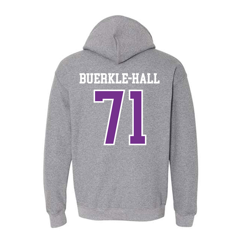 Mount Union - NCAA Baseball : Brayden Buerkle-Hall - Classic Shersey Hooded Sweatshirt-1