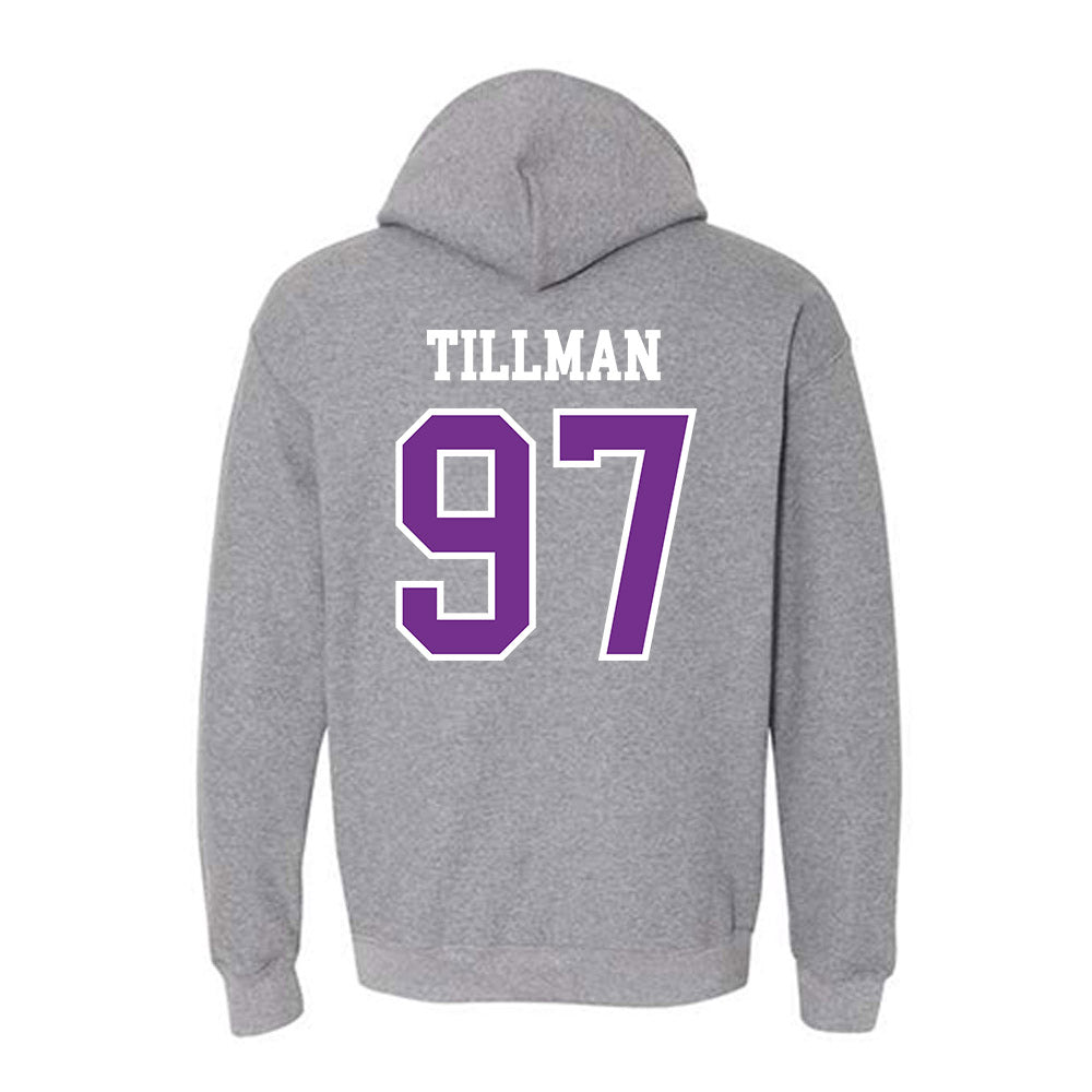 Mount Union - NCAA Football : Jeremiah Tillman - Classic Shersey Hooded Sweatshirt-1