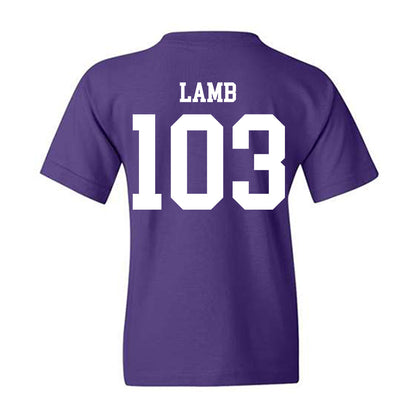 Mount Union - NCAA Wrestling : Kyler Lamb - Classic Shersey Youth T-Shirt-1