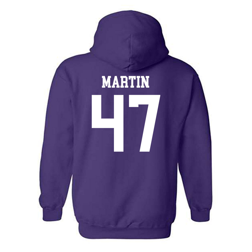 Mount Union - NCAA Baseball : Trey Martin - Classic Shersey Hooded Sweatshirt-1