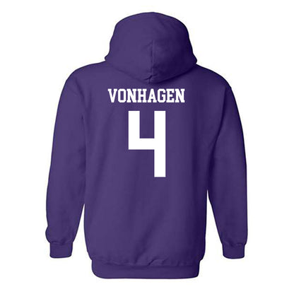 Mount Union - NCAA Football : Konnor VonHagen - Classic Shersey Hooded Sweatshirt-1