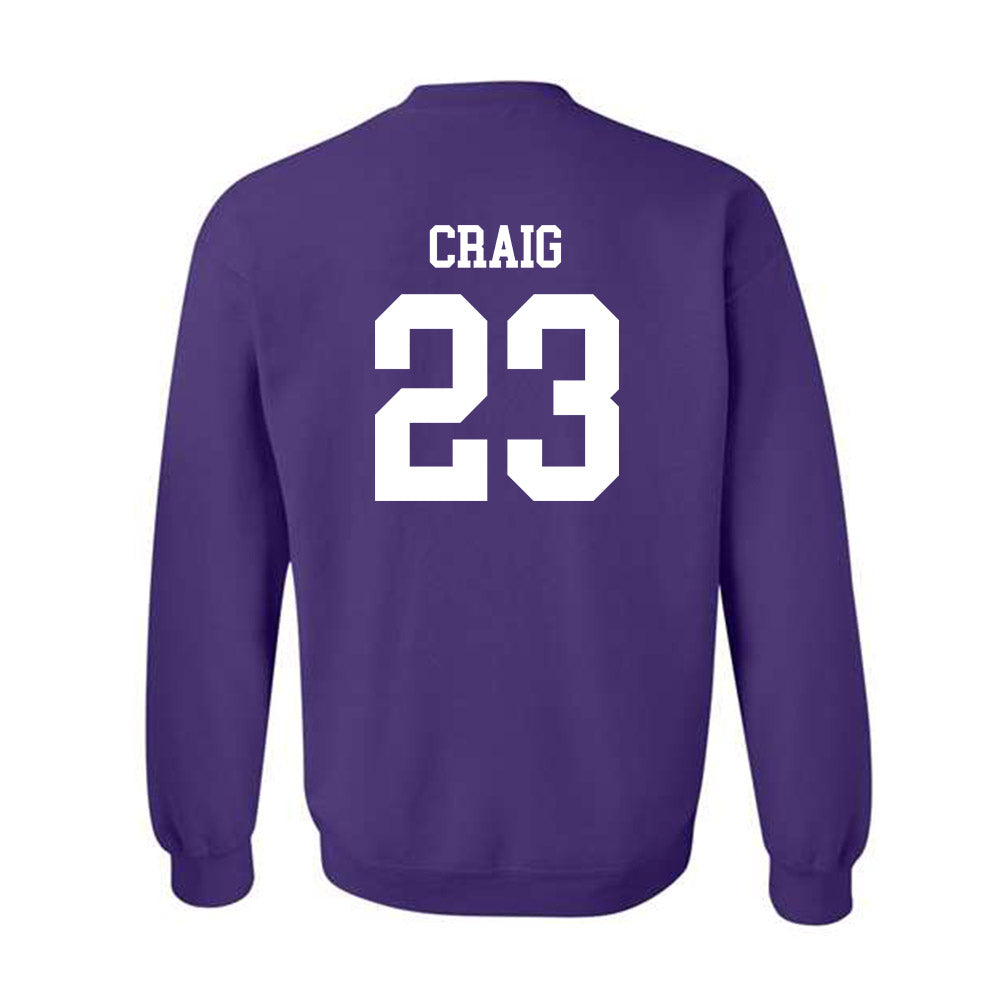Mount Union - NCAA Football : Eli Craig - Classic Shersey Crewneck Sweatshirt-1