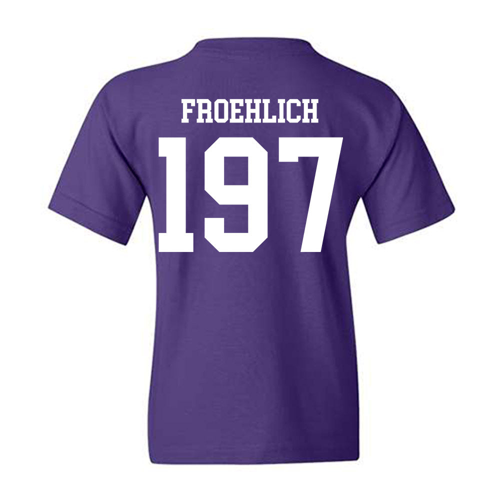 Mount Union - NCAA Wrestling : Landon Froehlich - Classic Shersey Youth T-Shirt-1