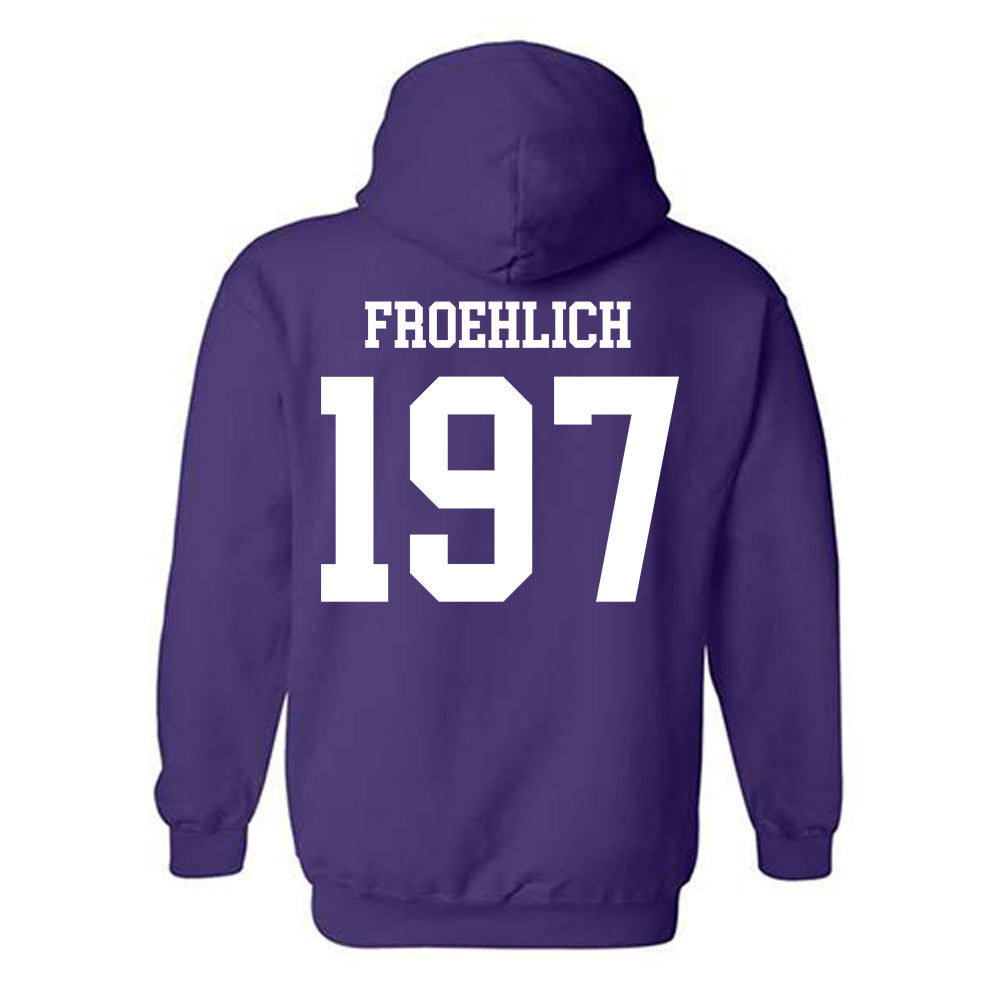 Mount Union - NCAA Wrestling : Landon Froehlich - Classic Shersey Hooded Sweatshirt-1