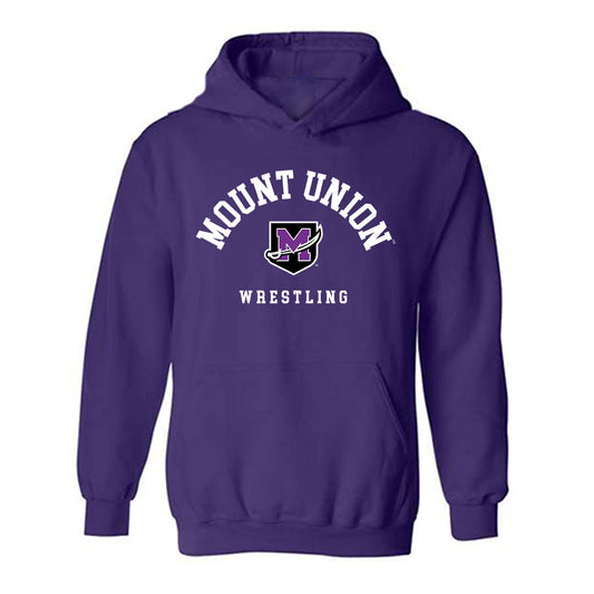 Mount Union - NCAA Wrestling : Ridge Barkley - Classic Shersey Hooded Sweatshirt-0