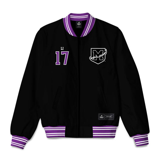 Mount Union - NCAA Men's Lacrosse : braylon li - Bomber Jacket-0