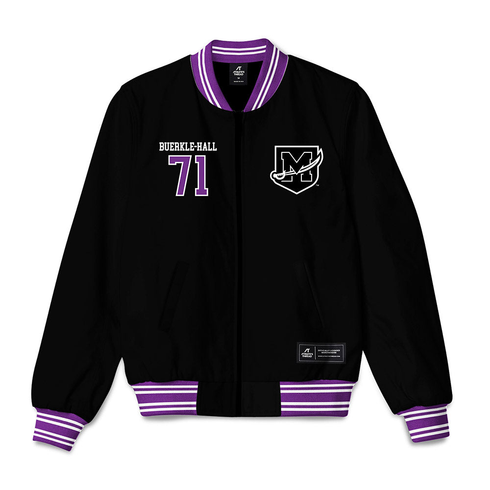 Mount Union - NCAA Baseball : Brayden Buerkle-Hall - Bomber Jacket-0