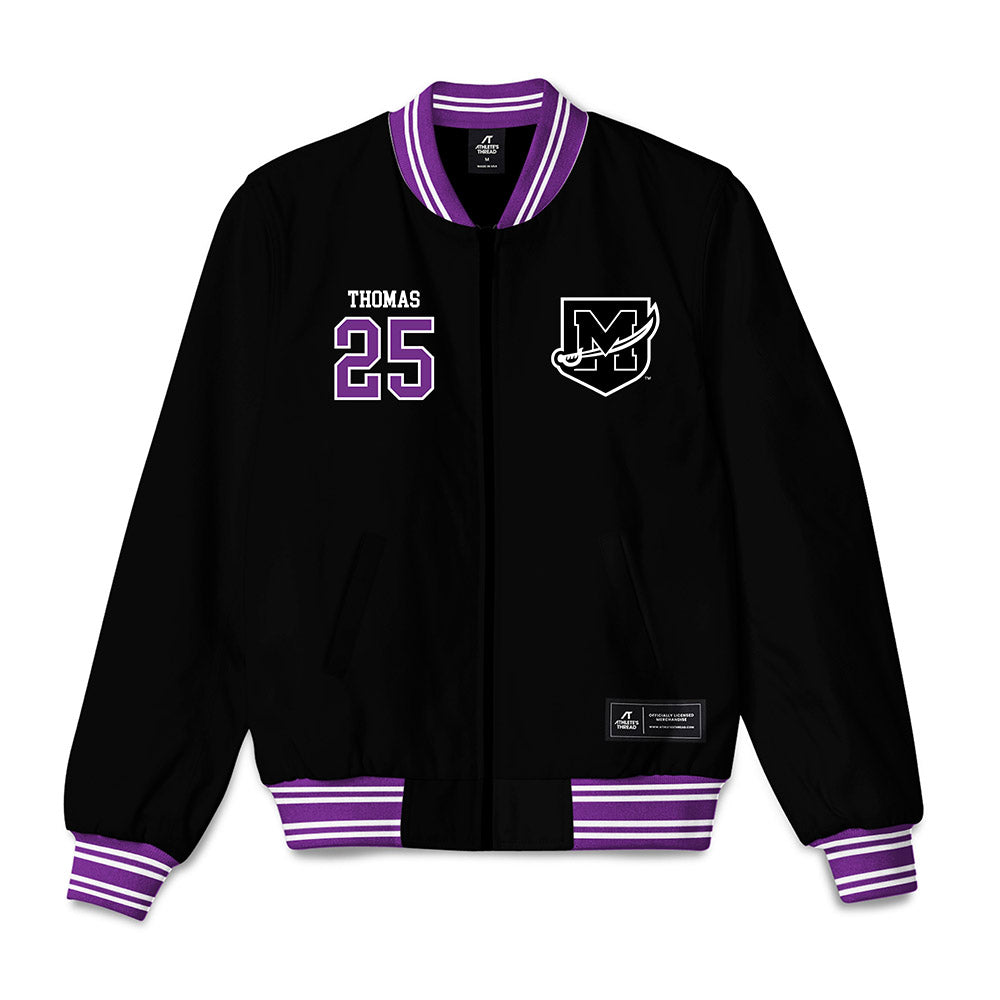 Mount Union - NCAA Football : Shaun Thomas - Bomber Jacket-0