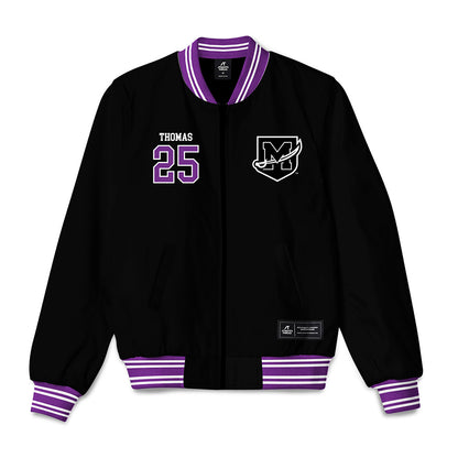 Mount Union - NCAA Football : Shaun Thomas - Bomber Jacket-0