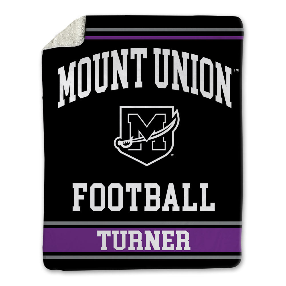 Mount Union - NCAA Football : Nick Turner - Blanket-0