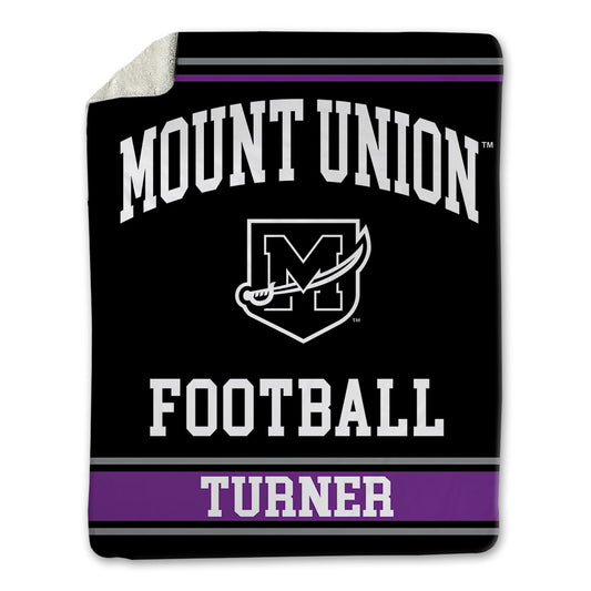 Mount Union - NCAA Football : Nick Turner - Blanket-0