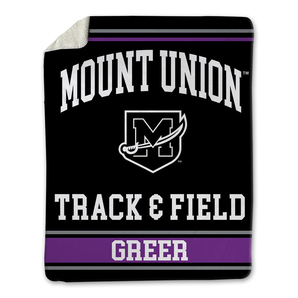 Mount Union - NCAA Men's Track & Field : Tre Greer - Blanket-0