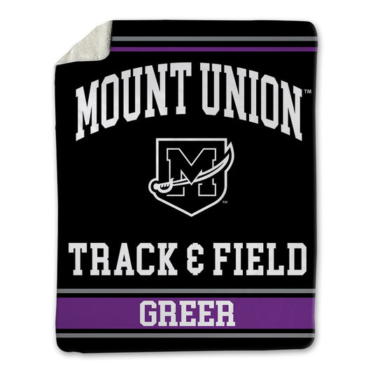 Mount Union - NCAA Men's Track & Field : Tre Greer - Blanket-0