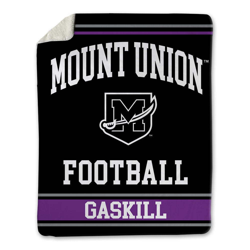 Mount Union - NCAA Football : Jackson Gaskill - Blanket-0