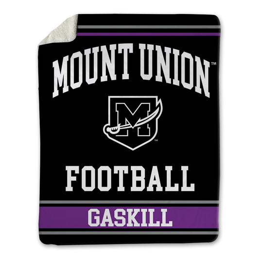 Mount Union - NCAA Football : Jackson Gaskill - Blanket-0