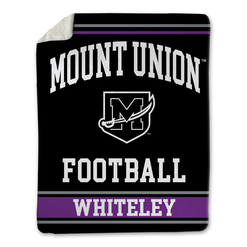 Mount Union - NCAA Football : Jake Whiteley - Blanket-0