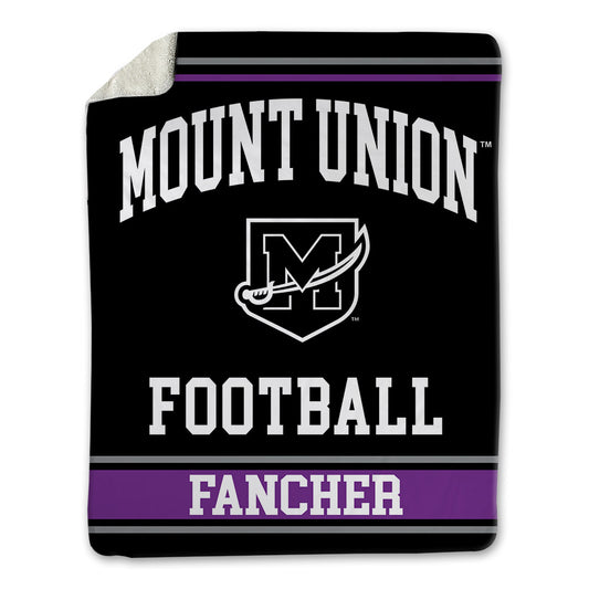 Mount Union - NCAA Football : Austin Fancher - Blanket-0