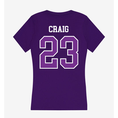 Mount Union - NCAA Football : Eli Craig - Women's V-Neck T-Shirt-1