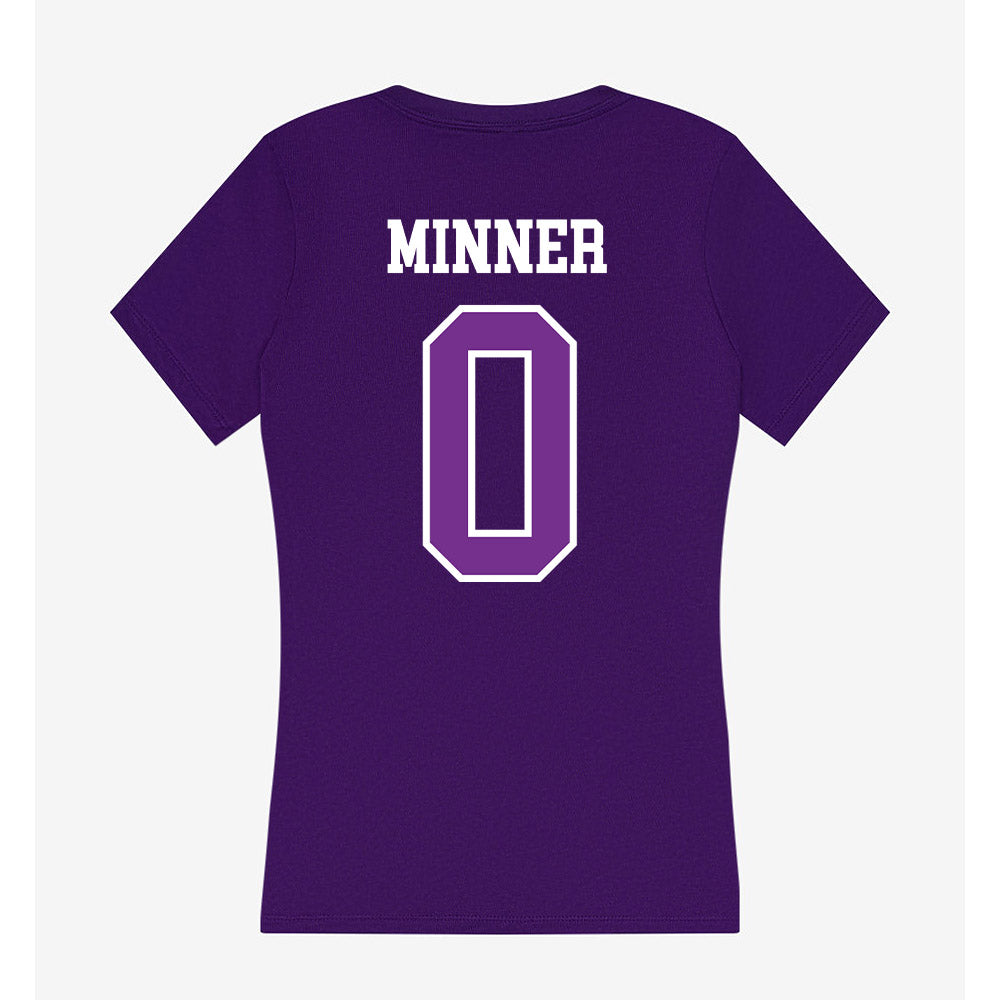 Mount Union - NCAA Football : Kayden Minner - Women's V-Neck T-Shirt-1
