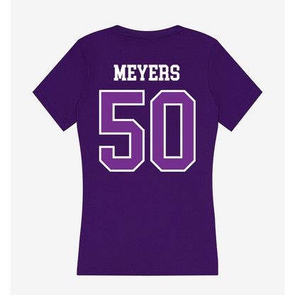Mount Union - NCAA Football : Dagan Meyers - Women's V-Neck T-Shirt-1