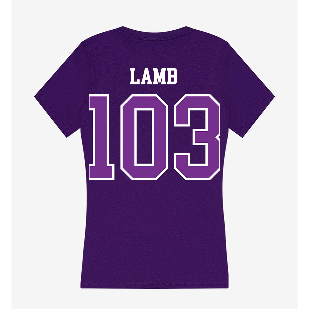 Mount Union - NCAA Wrestling : Kyler Lamb - Women's V-Neck T-Shirt-1