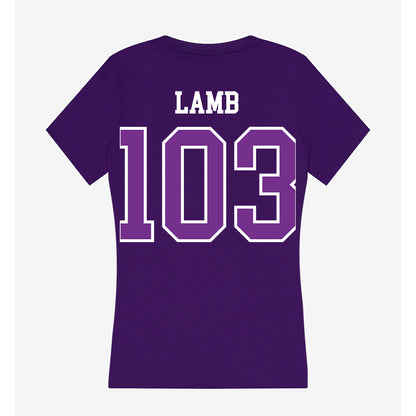 Mount Union - NCAA Wrestling : Kyler Lamb - Women's V-Neck T-Shirt-1