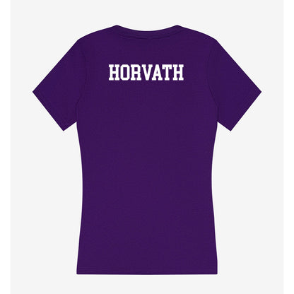Mount Union - NCAA Women's Gymnastics : Roseann Horvath - Women's V-Neck T-Shirt-1