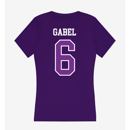 Mount Union - NCAA Men's Volleyball : Peyton Gabel - Women's V-Neck T-Shirt-1