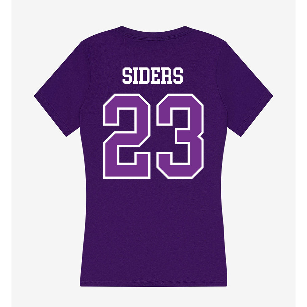 Mount Union - NCAA Football : Greyson Siders - Women's V-Neck T-Shirt-1