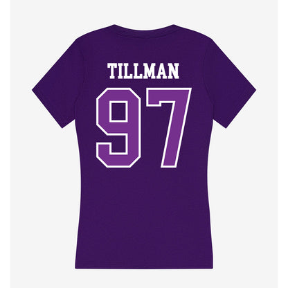 Mount Union - NCAA Football : Jeremiah Tillman - Women's V-Neck T-Shirt-1
