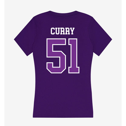 Mount Union - NCAA Baseball : Derek Curry - Women's V-Neck T-Shirt-1