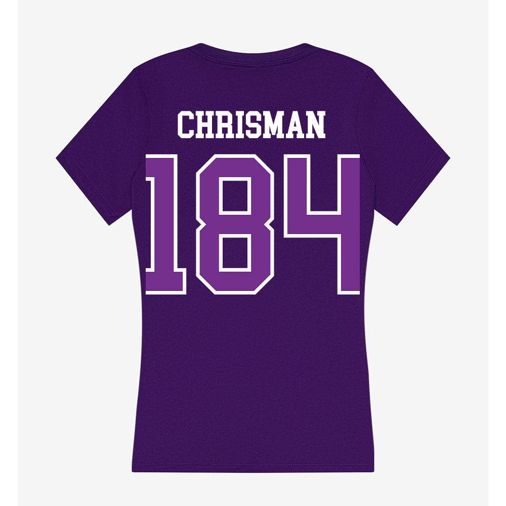 Mount Union - NCAA Wrestling : Blaine Chrisman - Women's V-Neck T-Shirt-1